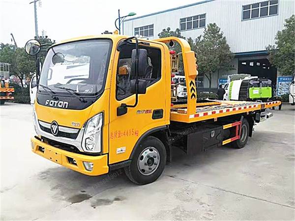 福田奧鈴一拖二藍牌清障車