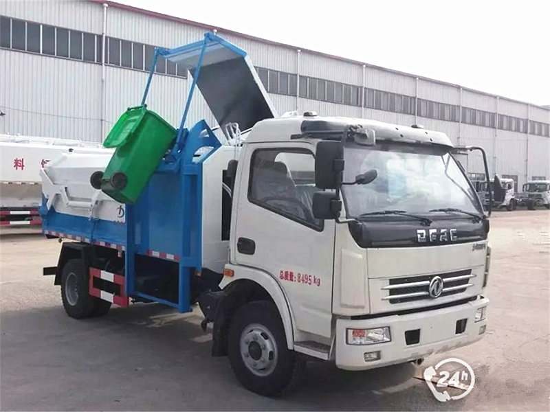 國五東風自裝卸式垃圾車