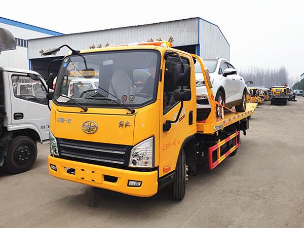 解放虎VN藍牌一拖二清障車