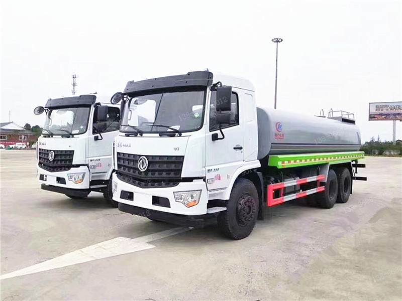 國六東風D3后雙橋灑水車