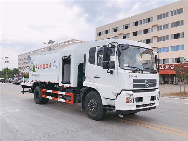 東風(fēng)天錦12噸霧炮車，東風(fēng)天錦30-120米霧炮抑塵車