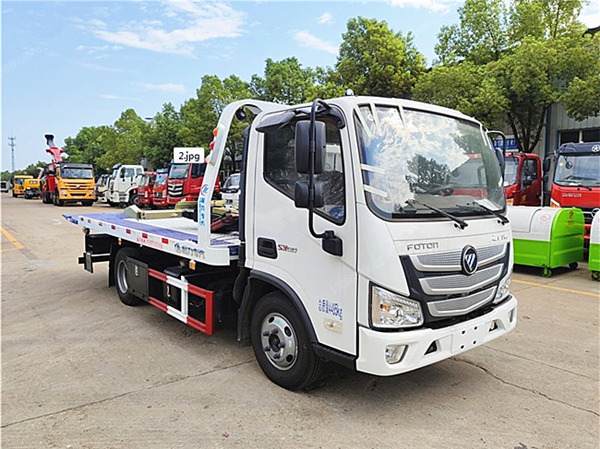 福田歐馬可S3一拖二國(guó)六藍(lán)牌清障車